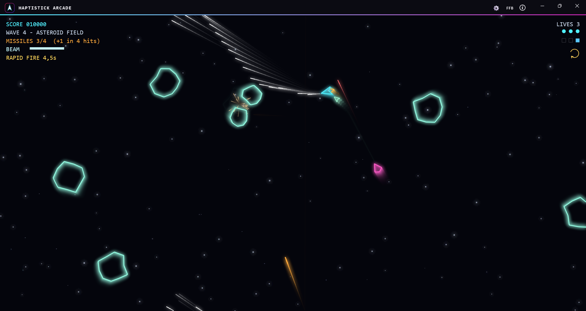 HaptiStick Arcade — Boss fight — Mothership Cruiser